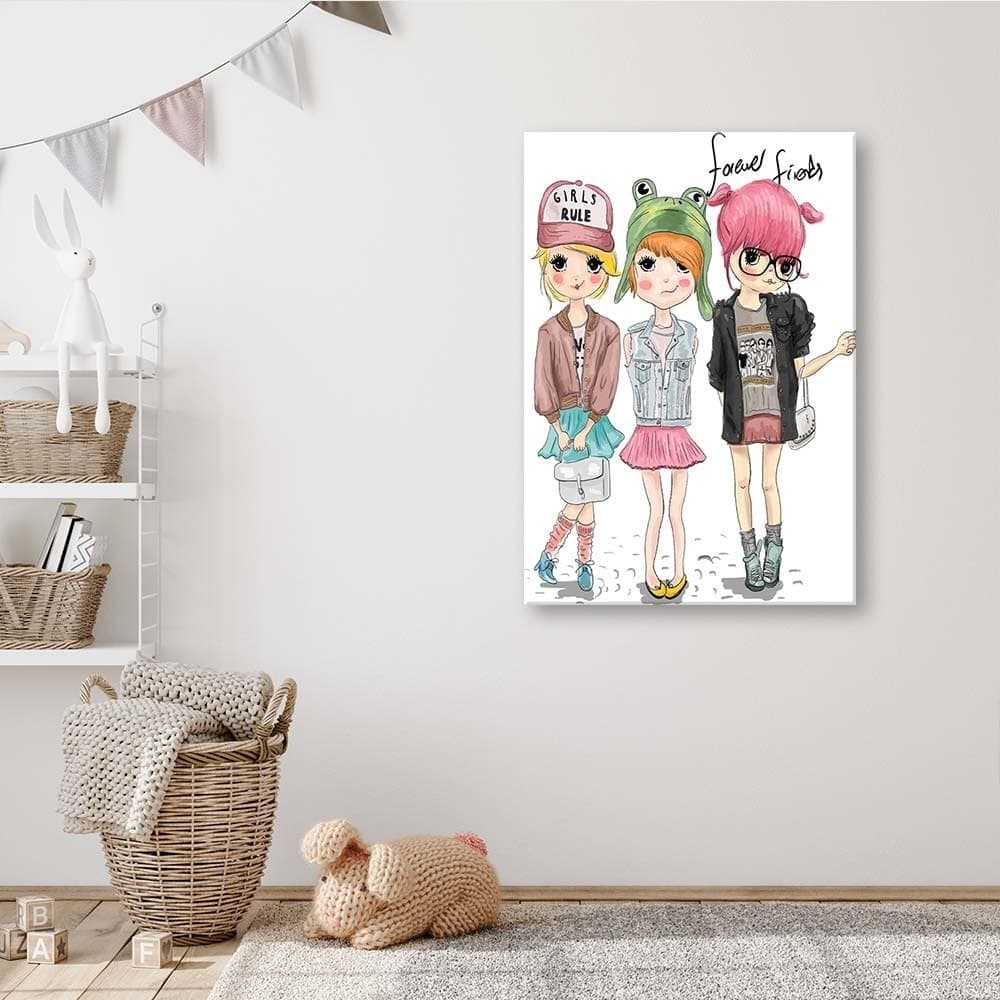 Quadro su tela, Ragazza della moda in Poster e stampe Collezione Casa - Trebisacce, commercioVirtuoso.it