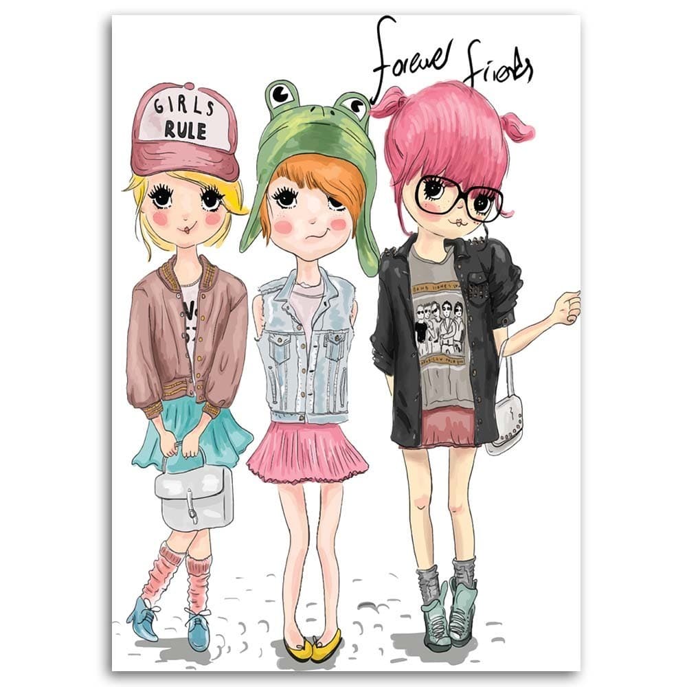 Quadro su tela, Ragazza della moda in Poster e stampe Collezione Casa - Trebisacce, commercioVirtuoso.it