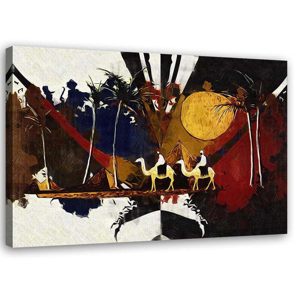 Quadro su tela, Paesaggio africano astratto in Poster e stampe Collezione Casa - Trebisacce, commercioVirtuoso.it
