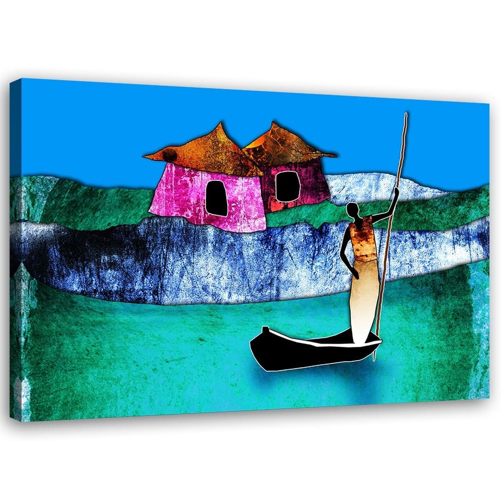 Quadro su tela, Africa colorata Natura in Poster e stampe Collezione Casa - Trebisacce, commercioVirtuoso.it
