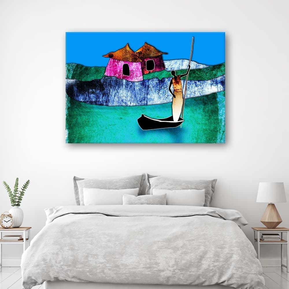 Quadro su tela, Africa colorata Natura in Poster e stampe Collezione Casa - Trebisacce, commercioVirtuoso.it