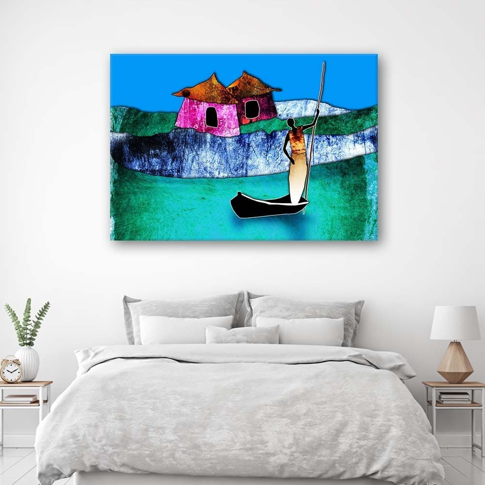 Quadro su tela, Africa colorata Natura in Poster e stampe Collezione Casa - Trebisacce, commercioVirtuoso.it