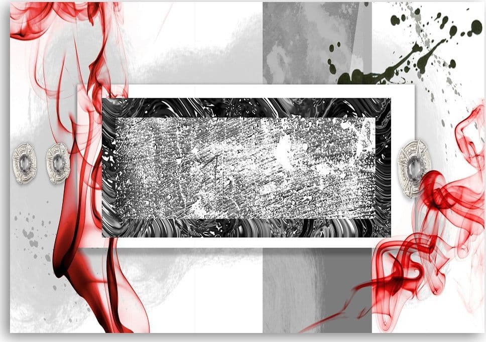 Quadro su tela, Grigio astratto rosso in Poster e stampe Collezione Casa - Trebisacce, commercioVirtuoso.it