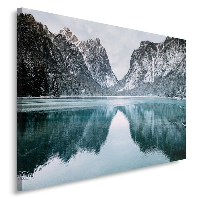 Quadro su tela, Montagne Lago Paesaggio in Poster e stampe Collezione Casa - Trebisacce, commercioVirtuoso.it