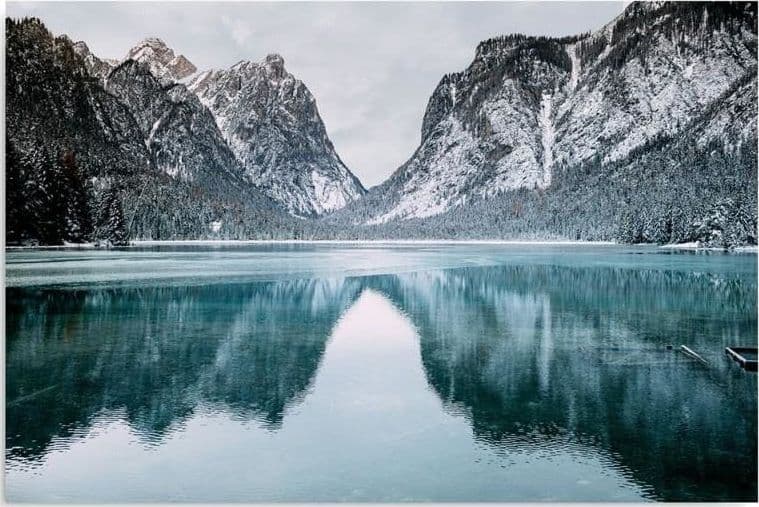 Quadro su tela, Montagne Lago Paesaggio in Poster e stampe Collezione Casa - Trebisacce, commercioVirtuoso.it
