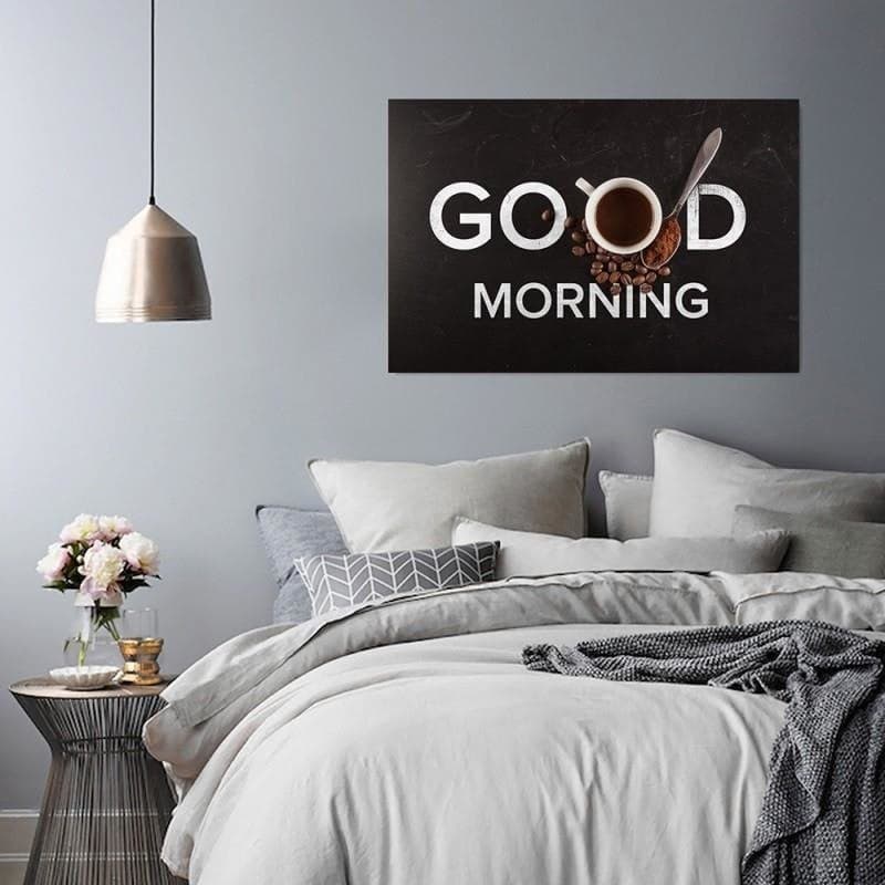 Quadro su tela, Caffè del buongiorno in Poster e stampe Collezione Casa - Trebisacce, commercioVirtuoso.it