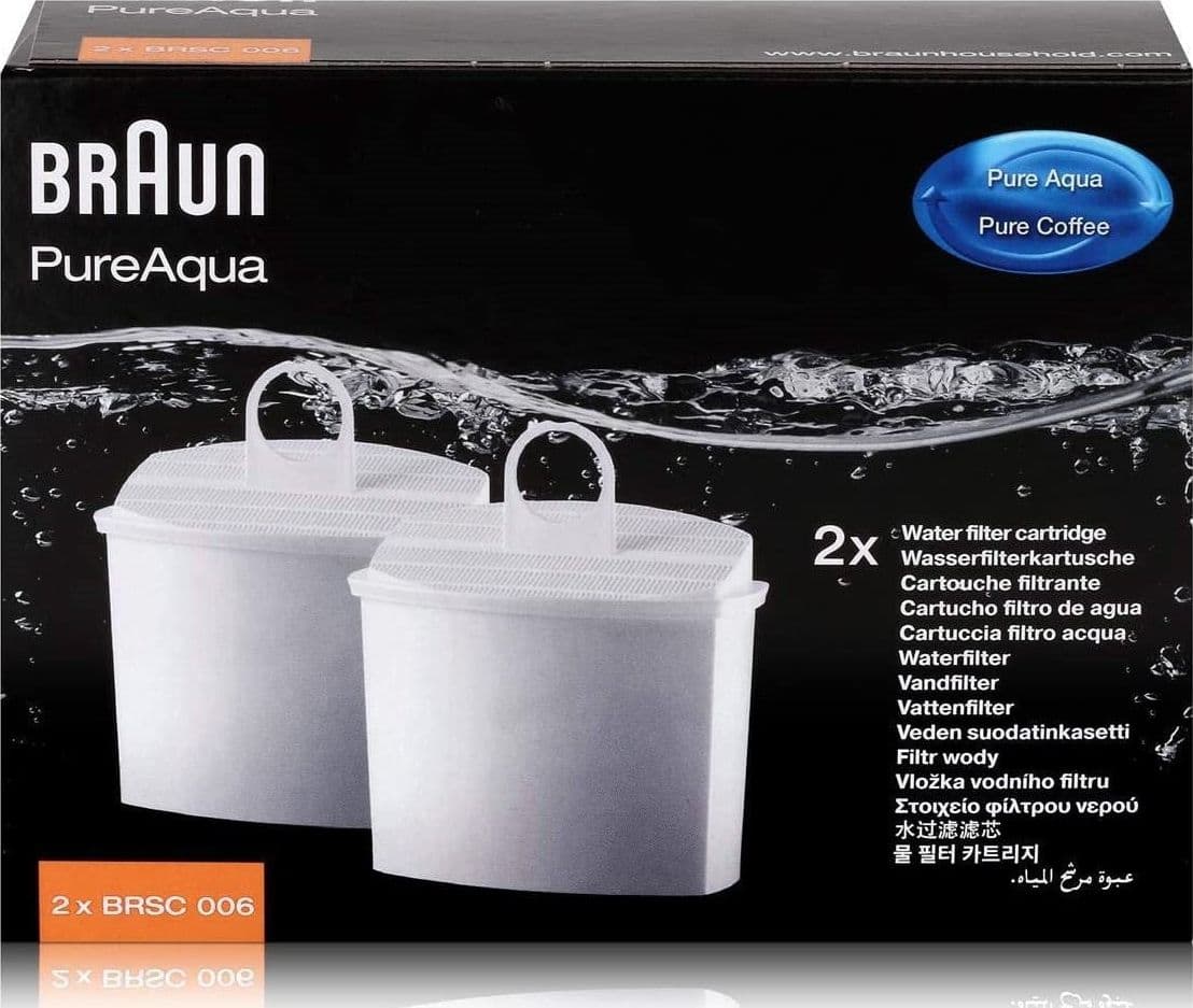 FILTRO ACQUA BRSC006 ORIGINALE MACCHINA DA CAFFÈ DE LONGHI / BRAUN in prodotto EuroStore07 - Alatri, commercioVirtuoso.it