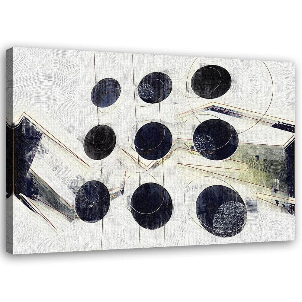 Quadro su tela, Palle astratte in bianco e nero in Poster e stampe Collezione Casa - Trebisacce, commercioVirtuoso.it
