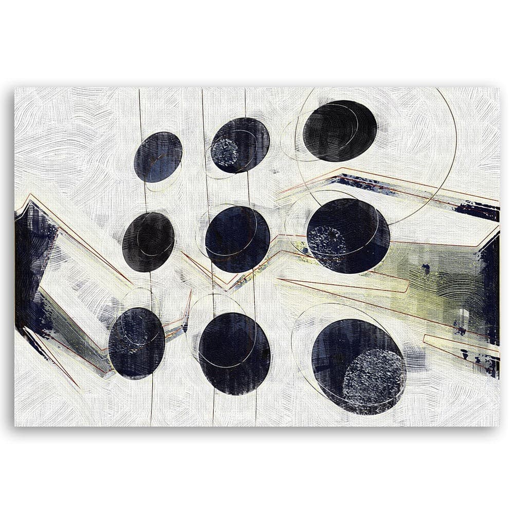 Quadro su tela, Palle astratte in bianco e nero in Poster e stampe Collezione Casa - Trebisacce, commercioVirtuoso.it