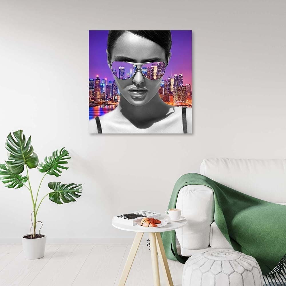 Quadro su tela, Tela, Pop Art Donna a New York in Poster e stampe Collezione Casa - Trebisacce, commercioVirtuoso.it