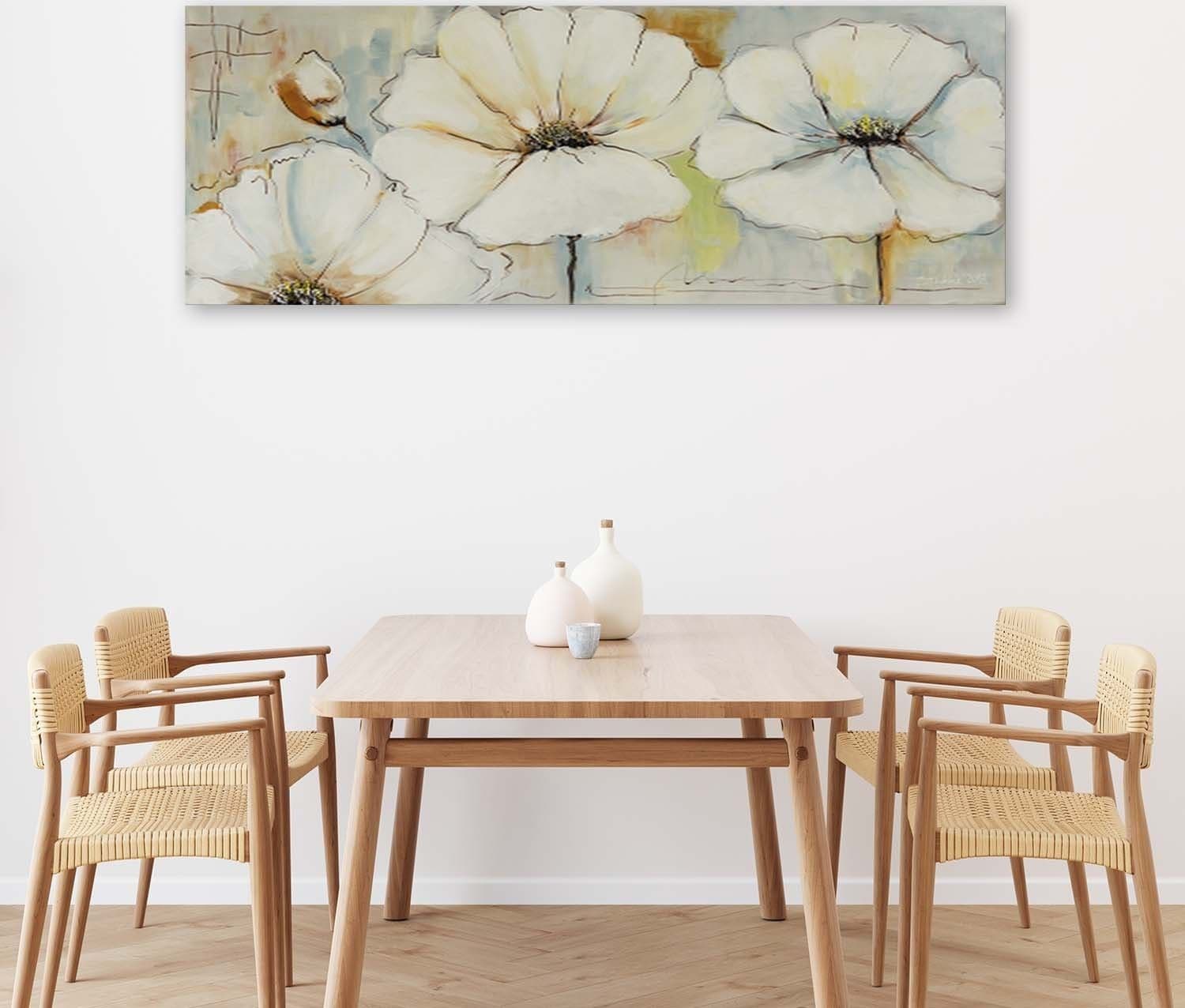 Quadro su tela, Pittura fiori pastello in Poster e stampe Collezione Casa - Trebisacce, commercioVirtuoso.it