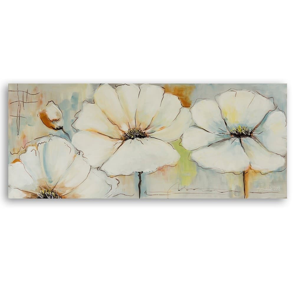 Quadro su tela, Pittura fiori pastello in Poster e stampe Collezione Casa - Trebisacce, commercioVirtuoso.it