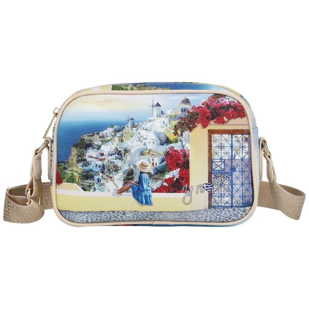 YNot borsa a tracolla camera bag stampa Greek Summer YES310S5