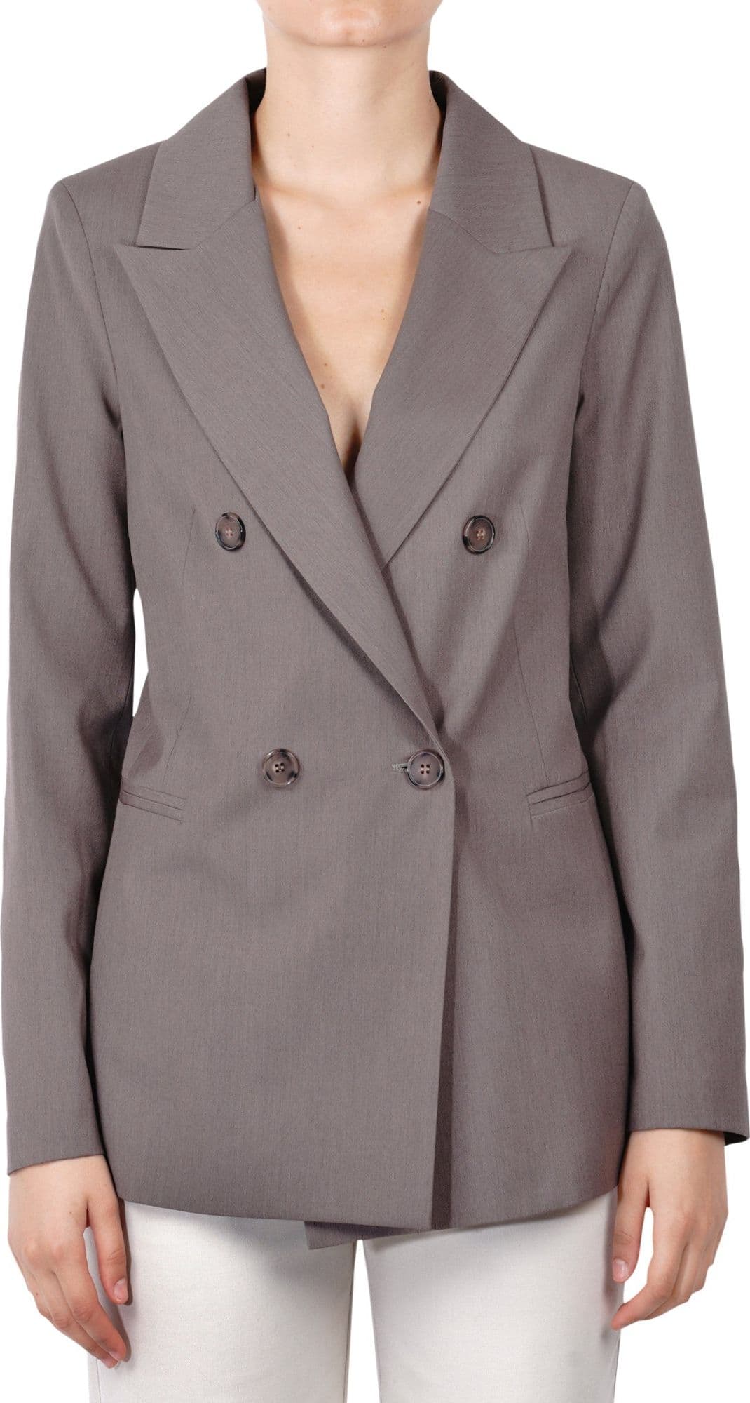 SO ALLURE So Allure - Giacca - 460563 - Tortora da donna in Giacche Drestige - Casamassima, commercioVirtuoso.it