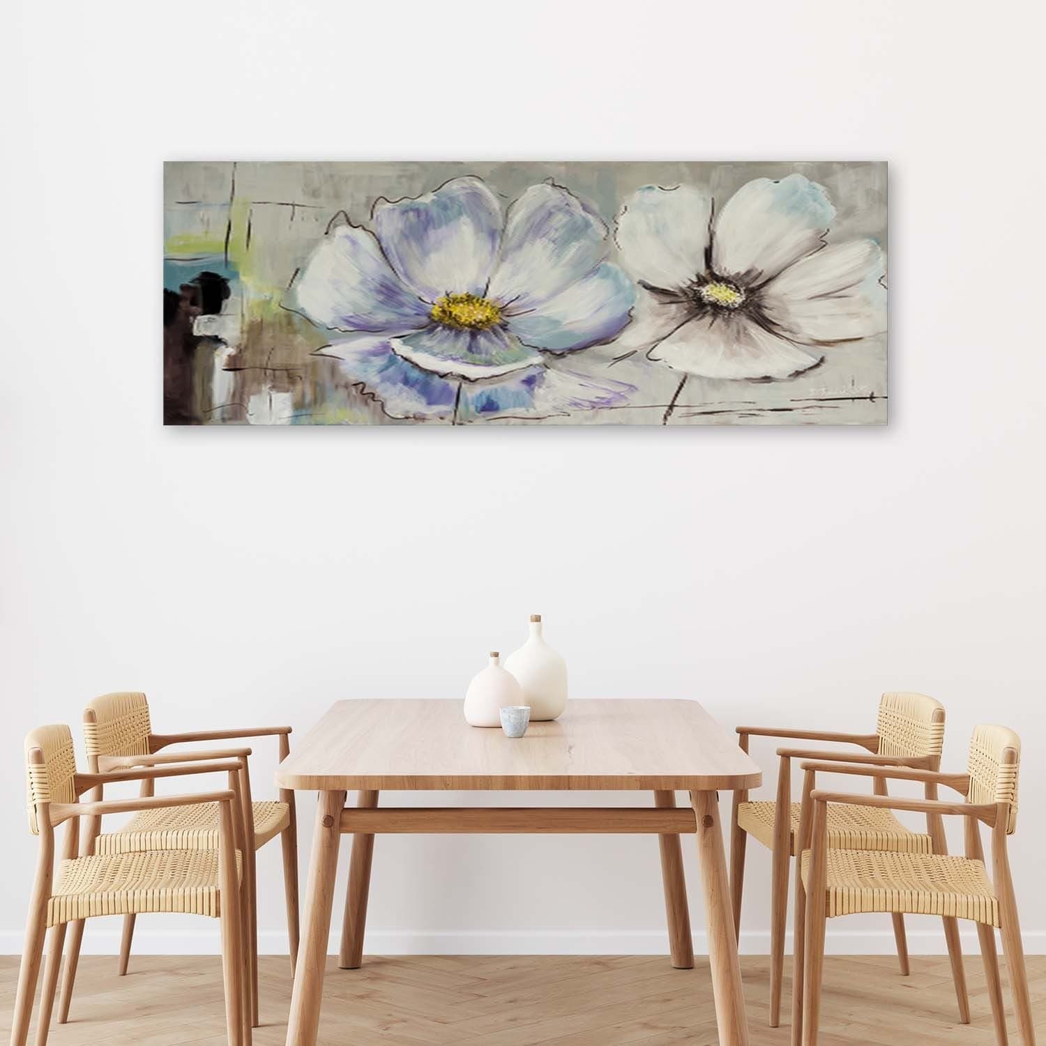 Quadro su tela, Fiori Acquerello Panorama in Poster e stampe Collezione Casa - Trebisacce, commercioVirtuoso.it