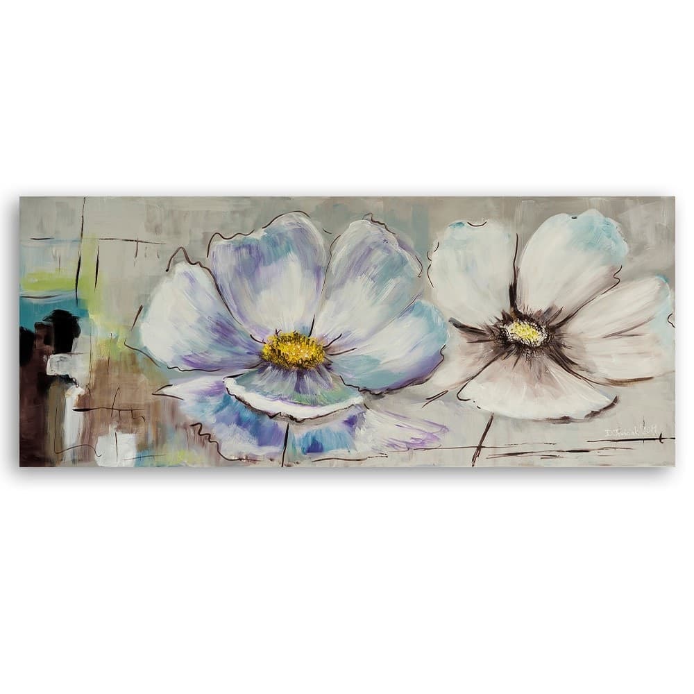 Quadro su tela, Fiori Acquerello Panorama in Poster e stampe Collezione Casa - Trebisacce, commercioVirtuoso.it