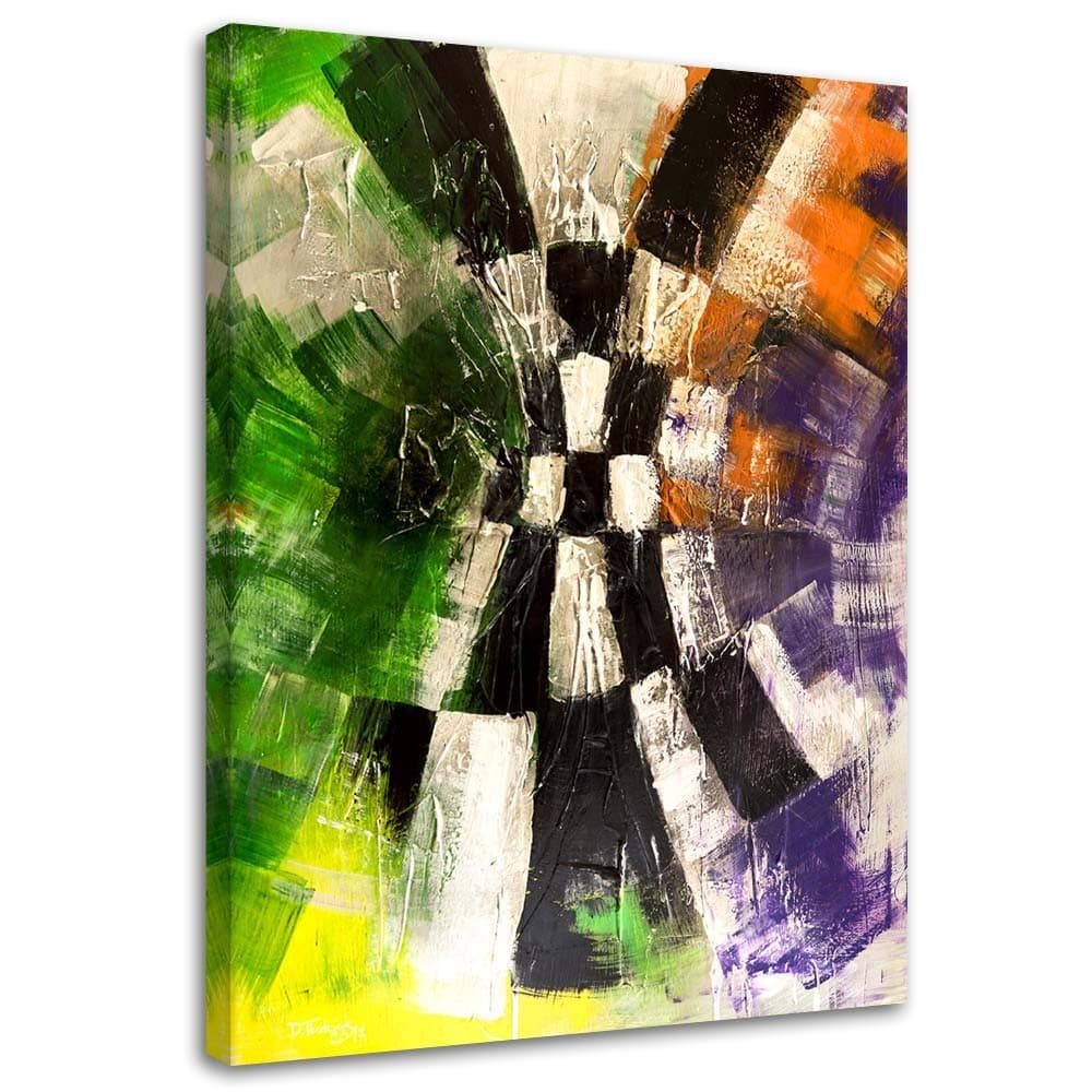 Quadro su tela, Astrazione Multicolore in Poster e stampe Collezione Casa - Trebisacce, commercioVirtuoso.it