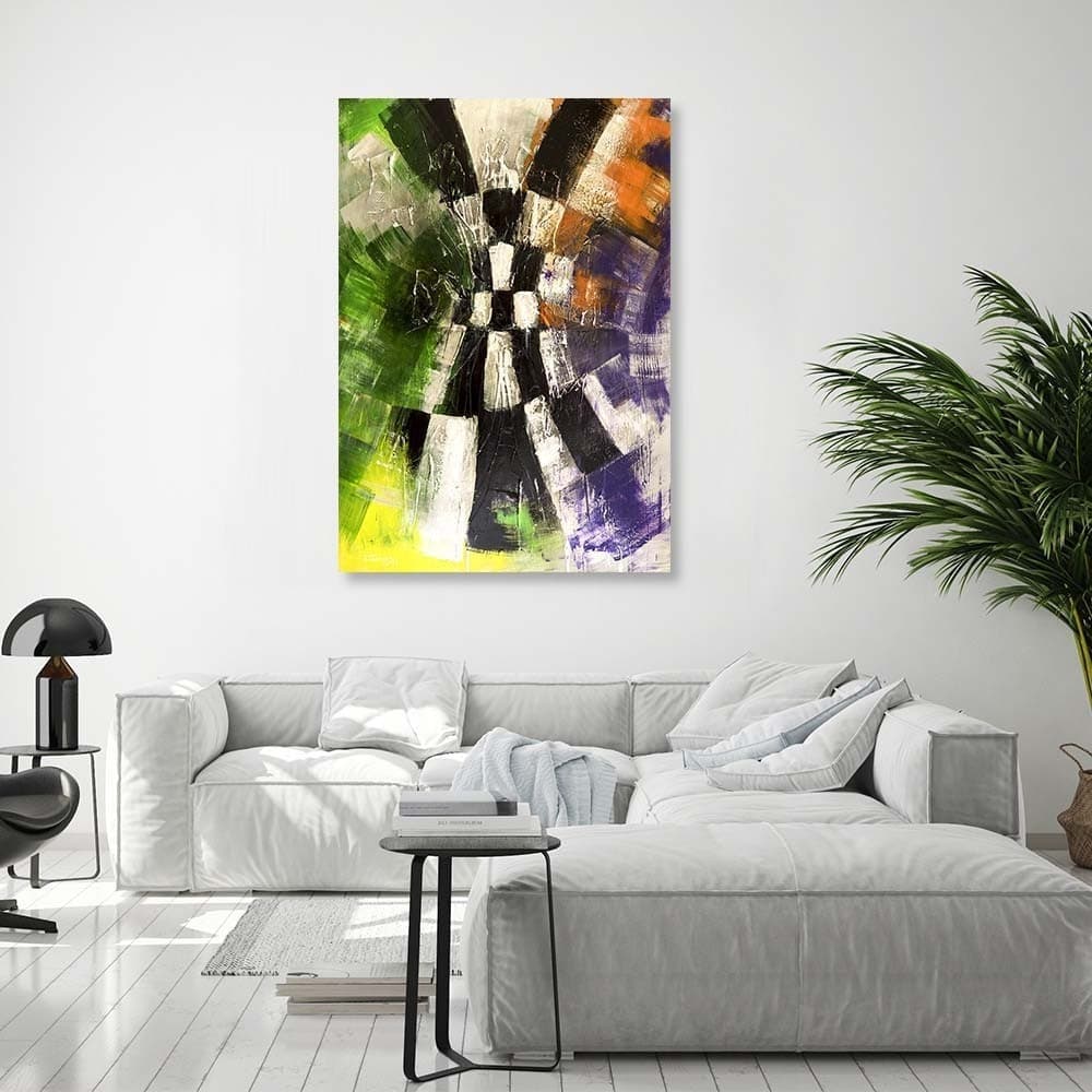 Quadro su tela, Astrazione Multicolore in Poster e stampe Collezione Casa - Trebisacce, commercioVirtuoso.it