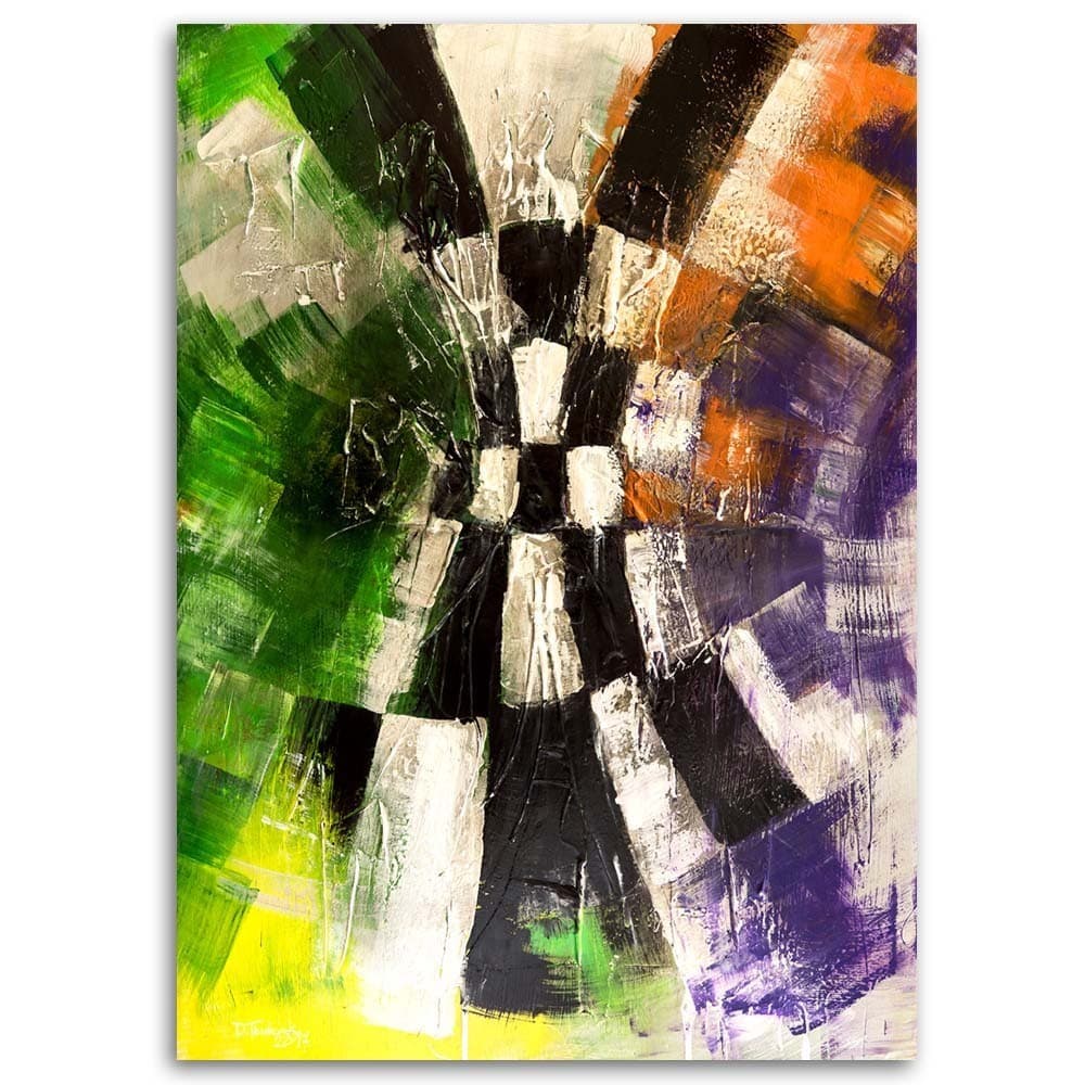 Quadro su tela, Astrazione Multicolore in Poster e stampe Collezione Casa - Trebisacce, commercioVirtuoso.it
