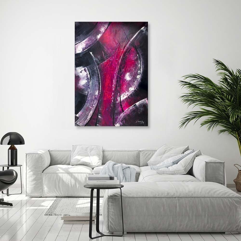 Quadro su tela, Viola astratto moderno in Poster e stampe Collezione Casa - Trebisacce, commercioVirtuoso.it