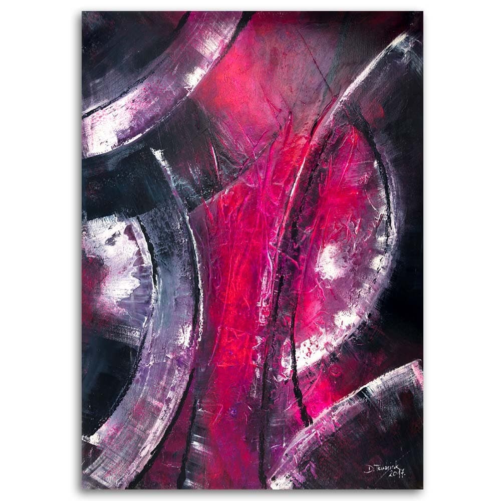 Quadro su tela, Viola astratto moderno in Poster e stampe Collezione Casa - Trebisacce, commercioVirtuoso.it