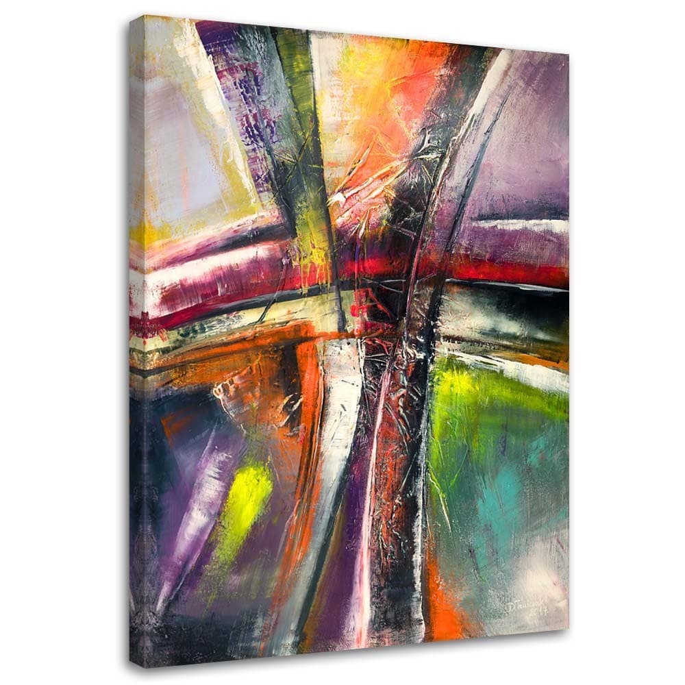Quadro su tela, Astrazione moderna dipinta in Dipinti Collezione Casa - Trebisacce, commercioVirtuoso.it