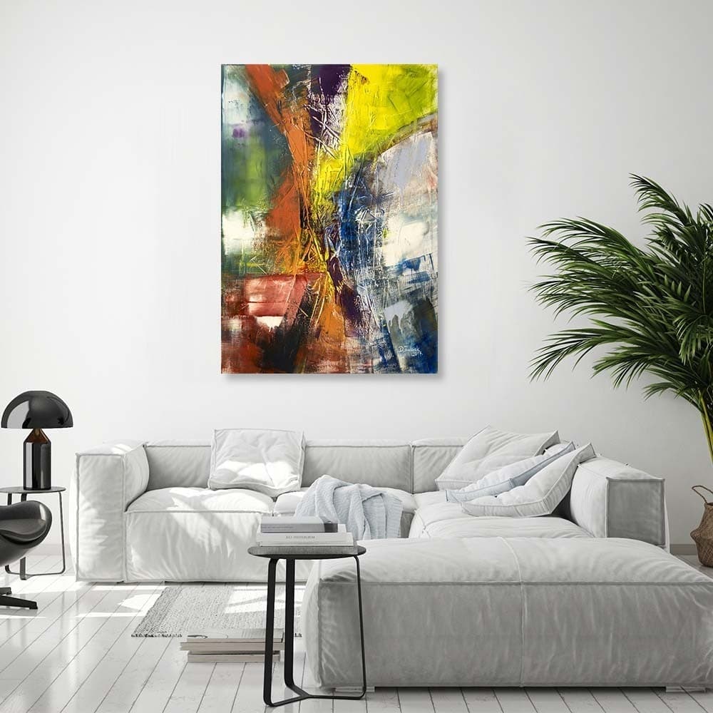 Quadro su tela, Dipinti astratti colorati in Dipinti Collezione Casa - Trebisacce, commercioVirtuoso.it