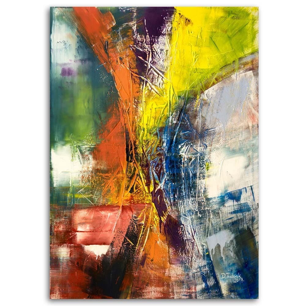 Quadro su tela, Dipinti astratti colorati in Dipinti Collezione Casa - Trebisacce, commercioVirtuoso.it