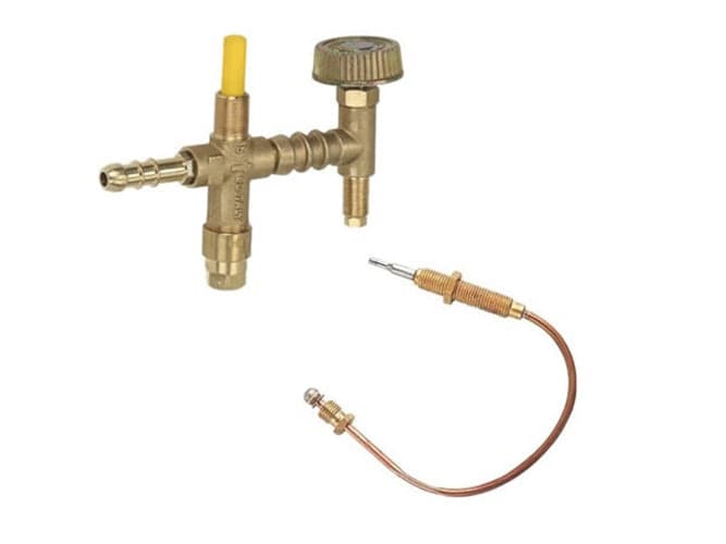 RUBINETTO FORNELLONE + VALVOLA SICUREZZA FORNELLO GAS GPL UNIVERSALE FER 268073 in prodotto EuroStore07 - Alatri, commercioVirtuoso.it