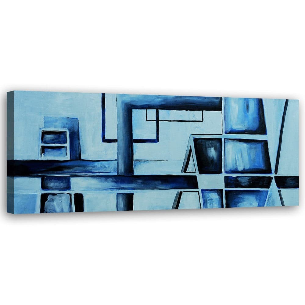 Quadro su tela, Astrazione blu in Poster e stampe Collezione Casa - Trebisacce, commercioVirtuoso.it