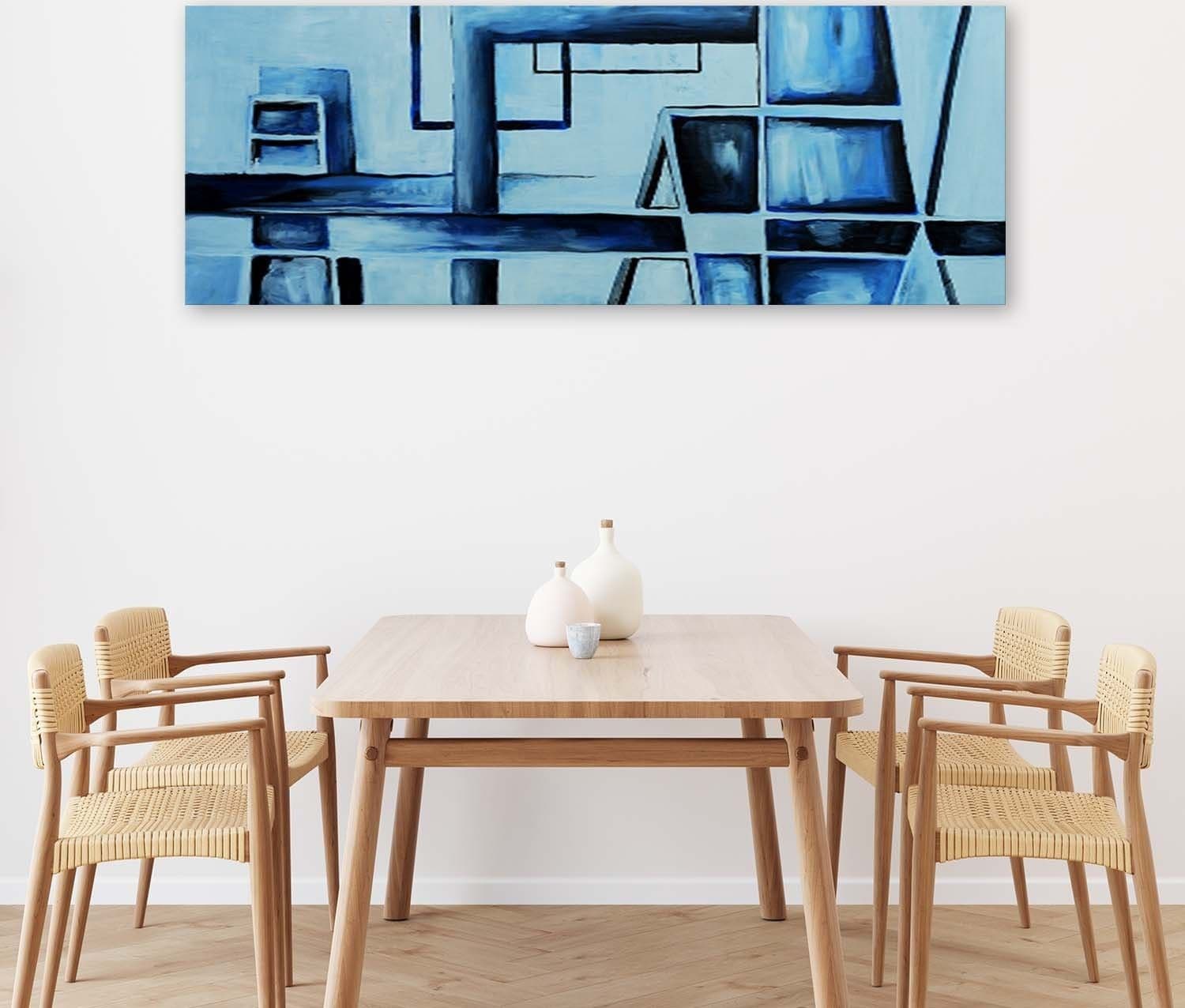 Quadro su tela, Astrazione blu in Poster e stampe Collezione Casa - Trebisacce, commercioVirtuoso.it