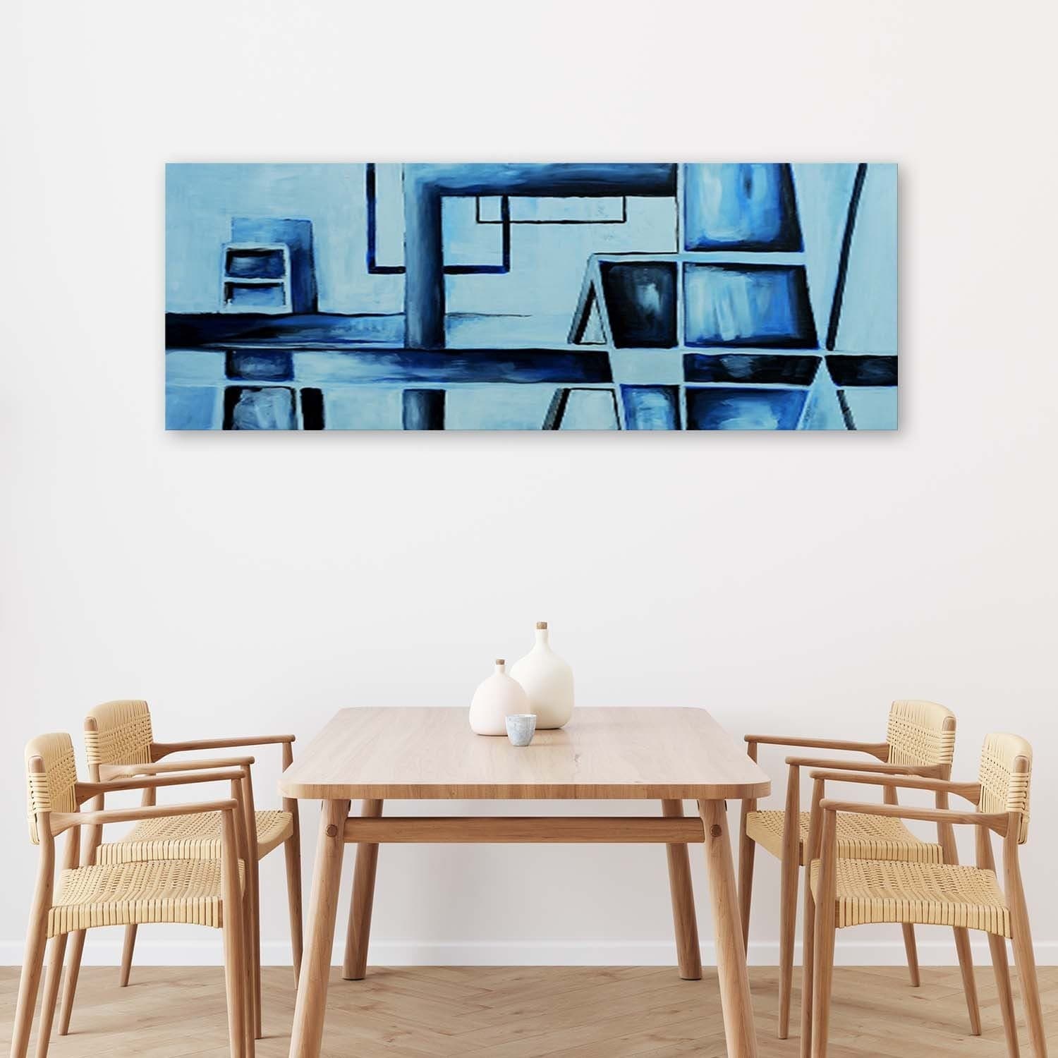 Quadro su tela, Astrazione blu in Poster e stampe Collezione Casa - Trebisacce, commercioVirtuoso.it
