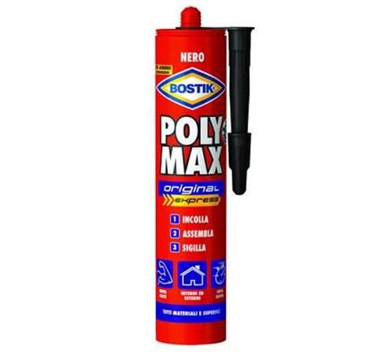 BOSTIL ADESIVO POLYMAX HIGH TACK EXPRESS NERO - gr.425 - FER 386463 in prodotto EuroStore07 - Alatri, commercioVirtuoso.it