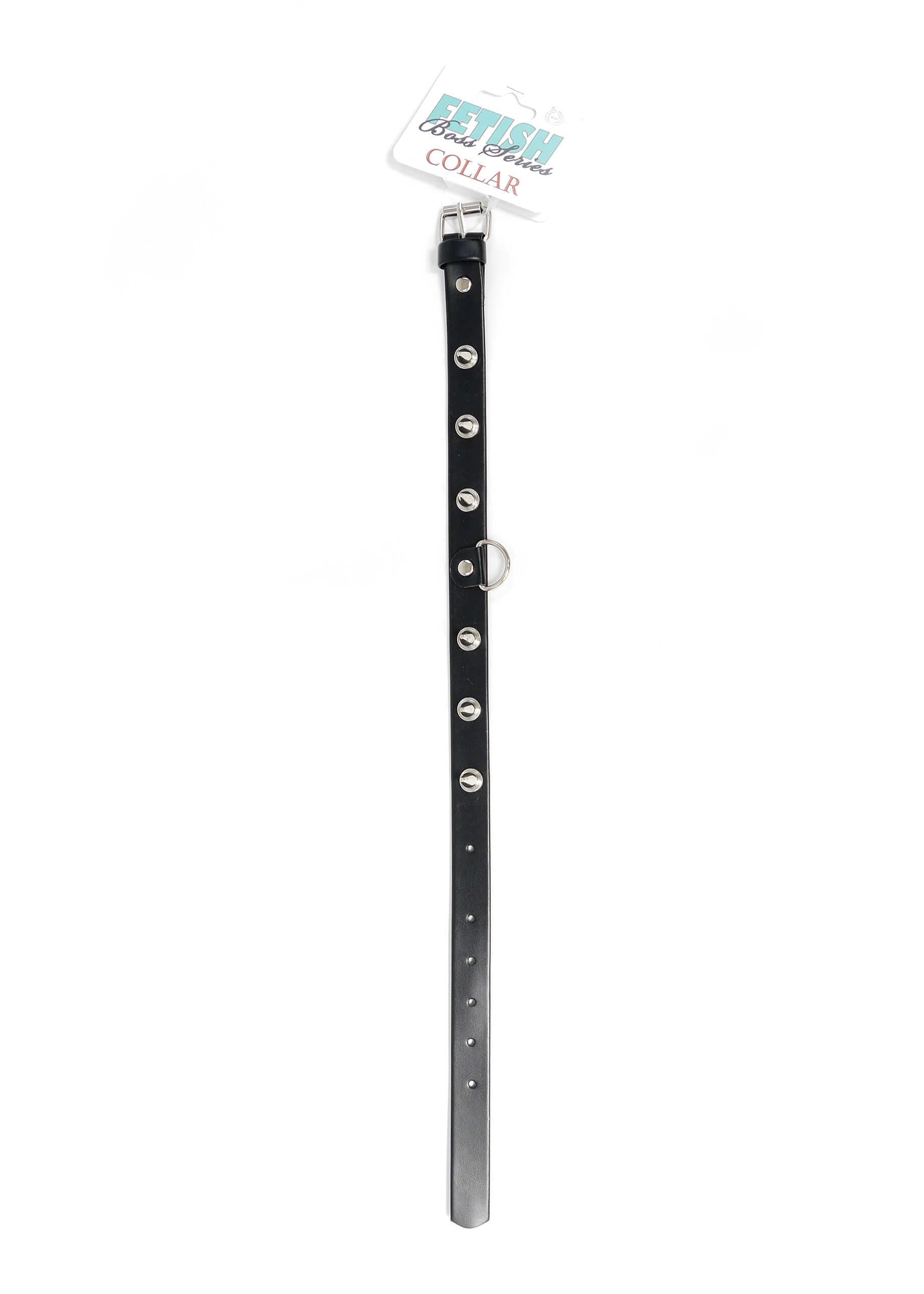 Collare donna con borchie Fetish Boss nero bondage fetish BDSM pelle PU in prodotto Erosdom - Palmi, commercioVirtuoso.it