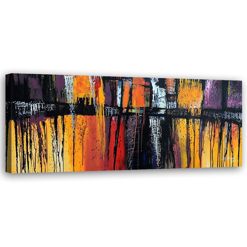Quadro su tela, Astrazione colorata in Poster e stampe Collezione Casa - Trebisacce, commercioVirtuoso.it