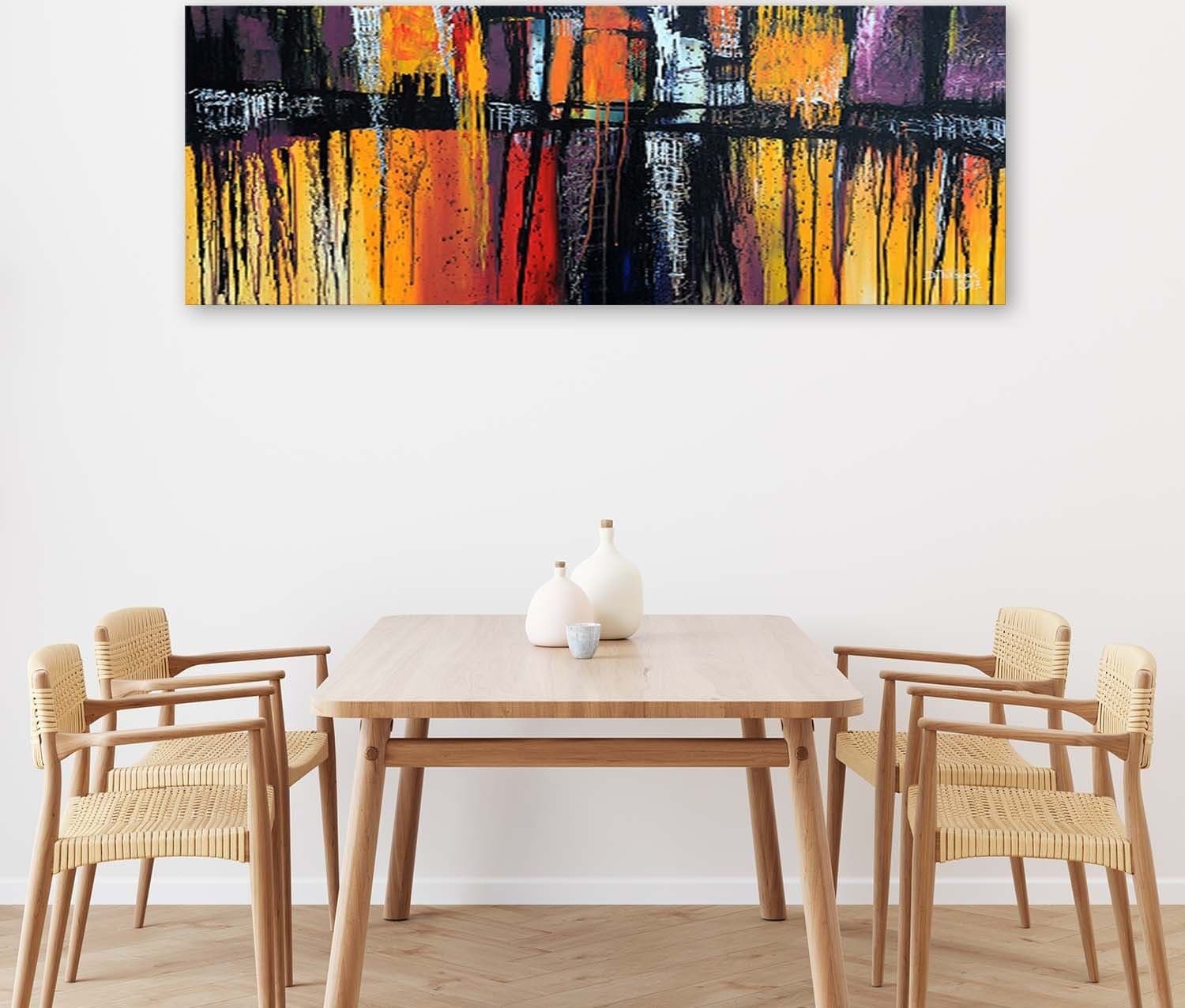 Quadro su tela, Astrazione colorata in Poster e stampe Collezione Casa - Trebisacce, commercioVirtuoso.it
