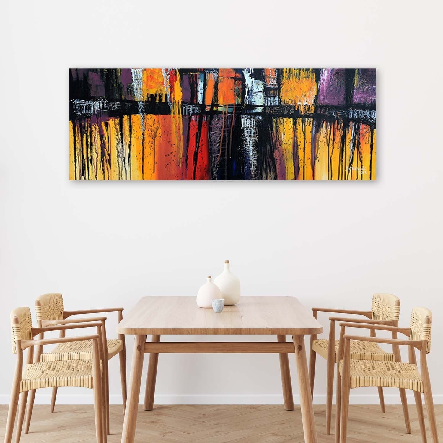 Quadro su tela, Astrazione colorata in Poster e stampe Collezione Casa - Trebisacce, commercioVirtuoso.it