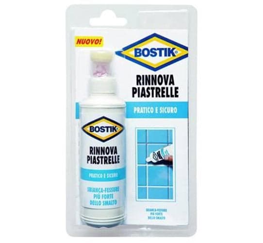 BOSTIK RINNOVA PIASTRELLE - ml.125 LIUIDO BIANCO CON APPLICATORE FER 386609 in prodotto EuroStore07 - Alatri, commercioVirtuoso.it