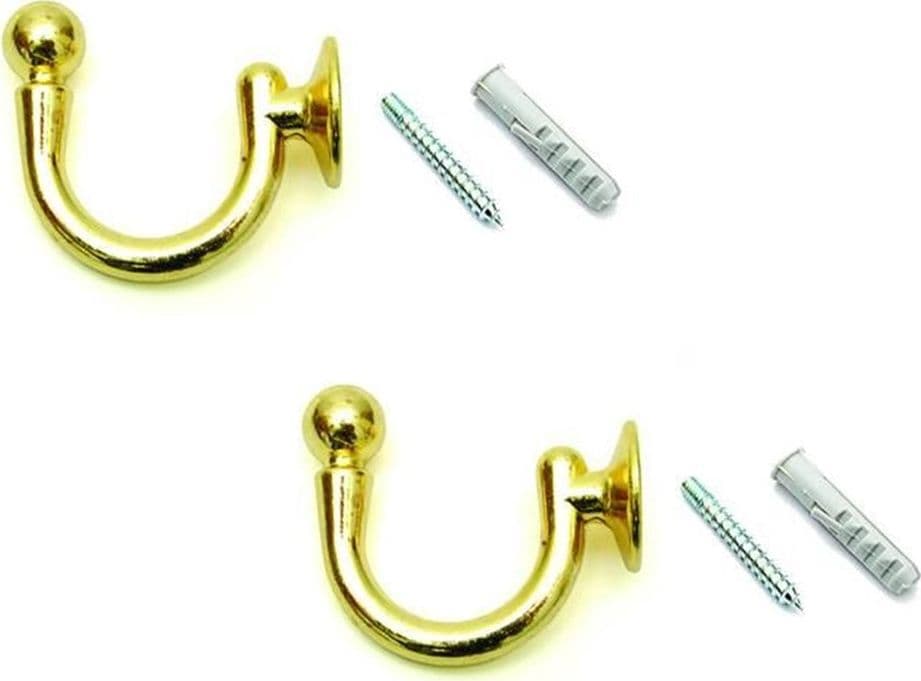 GANCI RACCOGLITENDA SUPER ORO --mm.48 - con viti e tasselli - PZ 2 - CA 500 in prodotto EuroStore07 - Alatri, commercioVirtuoso.it
