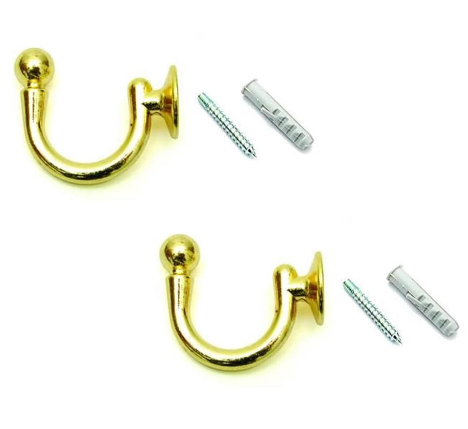 GANCI RACCOGLITENDA SUPER ORO --mm.48 - con viti e tasselli - PZ 2 - CA 500 in prodotto EuroStore07 - Alatri, commercioVirtuoso.it
