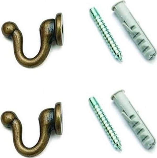 GANCI RACCOGLITENDA MEDI BRONZO - mm.30, - FER 107075 -- PZ 2 in prodotto EuroStore07 - Alatri, commercioVirtuoso.it