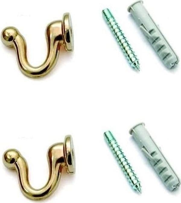 GANCI RACCOGLITENDA MEDI ORO - - mm.30 -- FER 107099 -- PZ 2 in prodotto EuroStore07 - Alatri, commercioVirtuoso.it