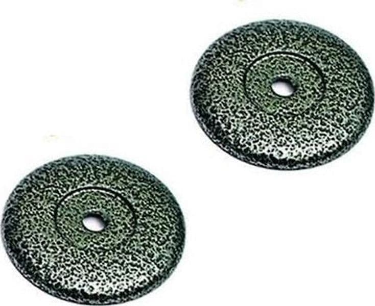 BASETTA GRANDE ANTICATA - ferro battuto - ø mm.36 - FER 54263 - CA 508 - PZ 2 in prodotto EuroStore07 - Alatri, commercioVirtuoso.it
