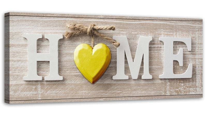 Quadro su tela, Casa Casa Cuore tavole di legno in Poster e stampe Collezione Casa - Trebisacce, commercioVirtuoso.it