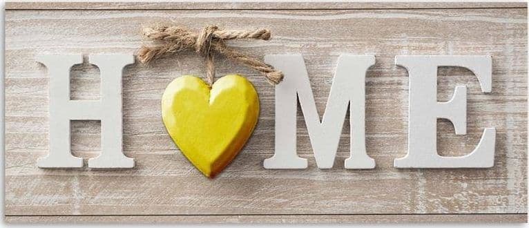 Quadro su tela, Casa Casa Cuore tavole di legno in Poster e stampe Collezione Casa - Trebisacce, commercioVirtuoso.it