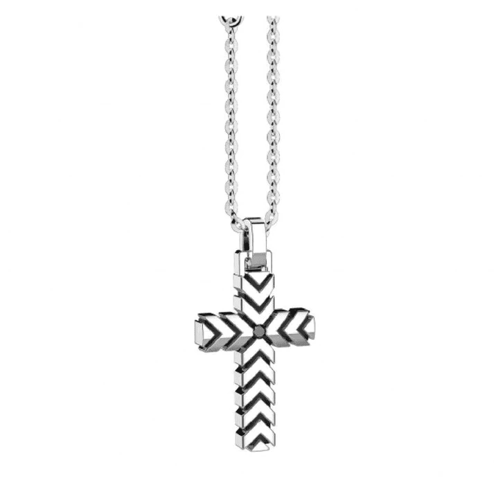 Zancan Collana Uomo in argento con croce in Collane Alba Gioielli - Casoria, commercioVirtuoso.it