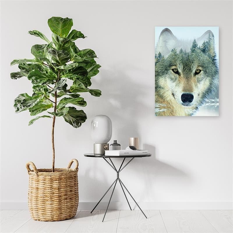 Quadro su tela, Lupo animale foresta natura in Poster e stampe Collezione Casa - Trebisacce, commercioVirtuoso.it