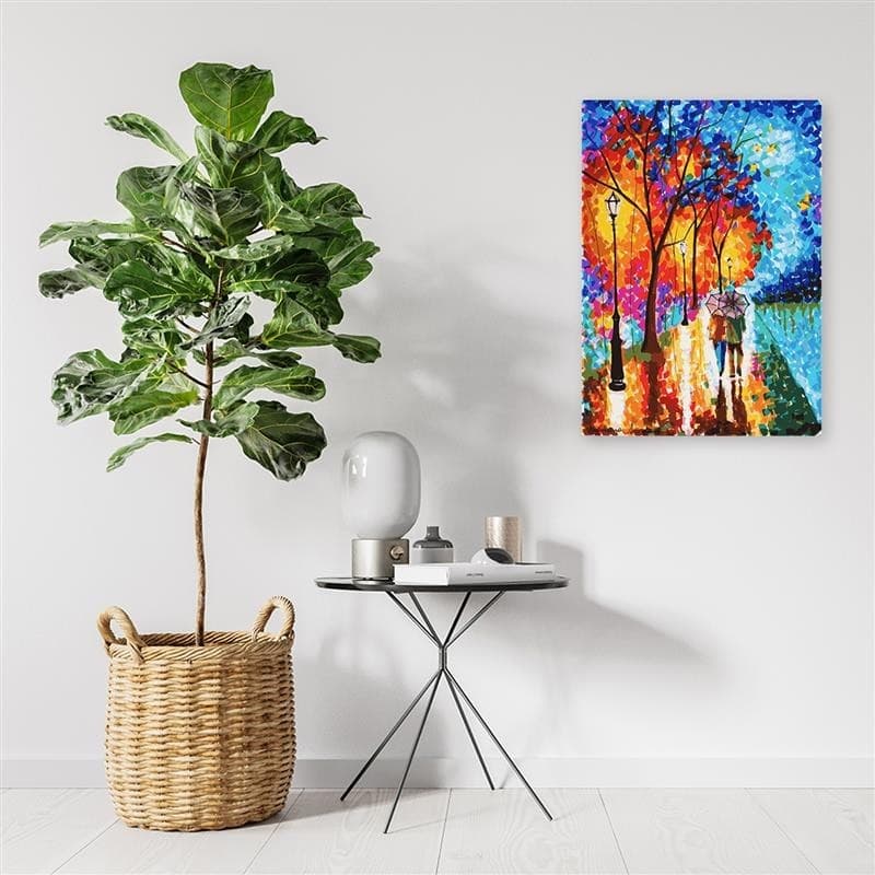 Quadro su tela, Autunno alberi paesaggio in Poster e stampe Collezione Casa - Trebisacce, commercioVirtuoso.it