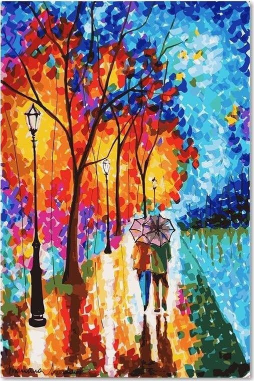 Quadro su tela, Autunno alberi paesaggio in Poster e stampe Collezione Casa - Trebisacce, commercioVirtuoso.it
