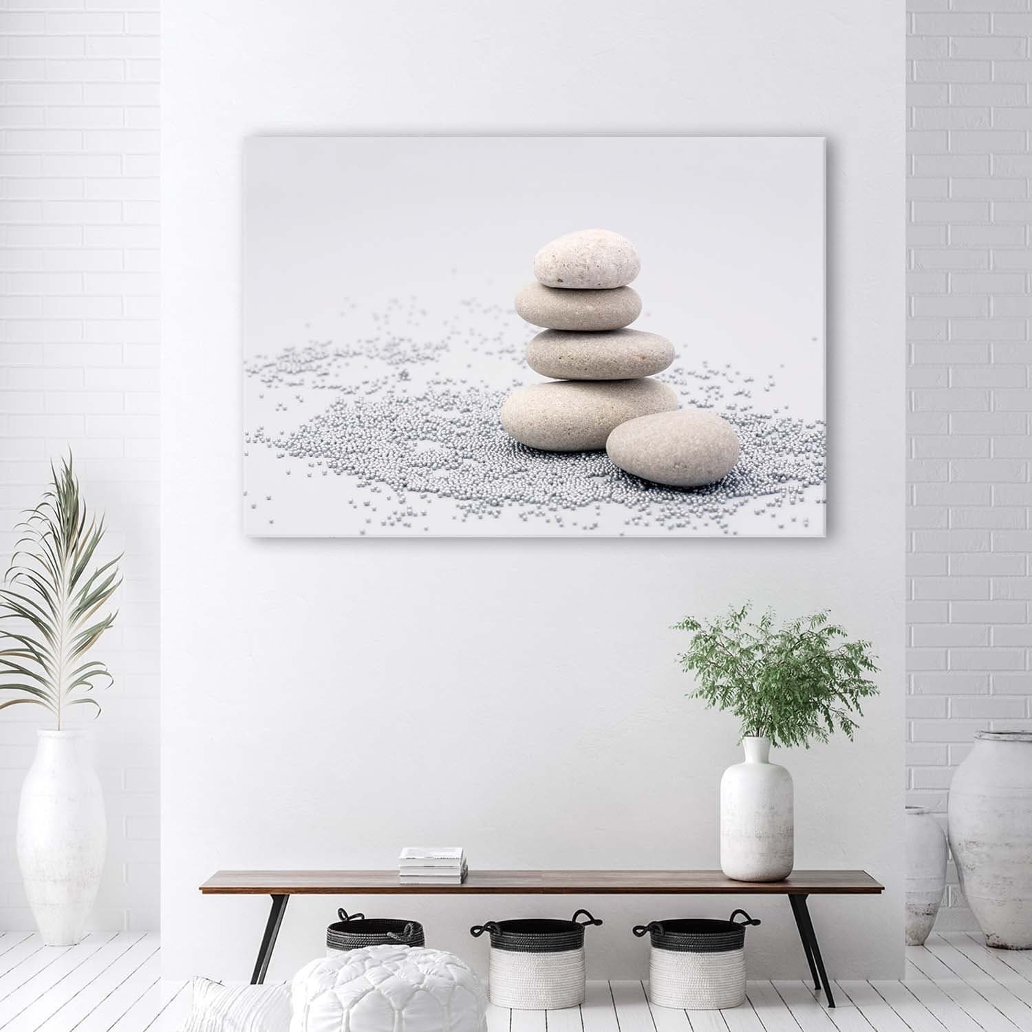 Quadro su tela, Pietre Zen Beige in Poster e stampe Collezione Casa - Trebisacce, commercioVirtuoso.it